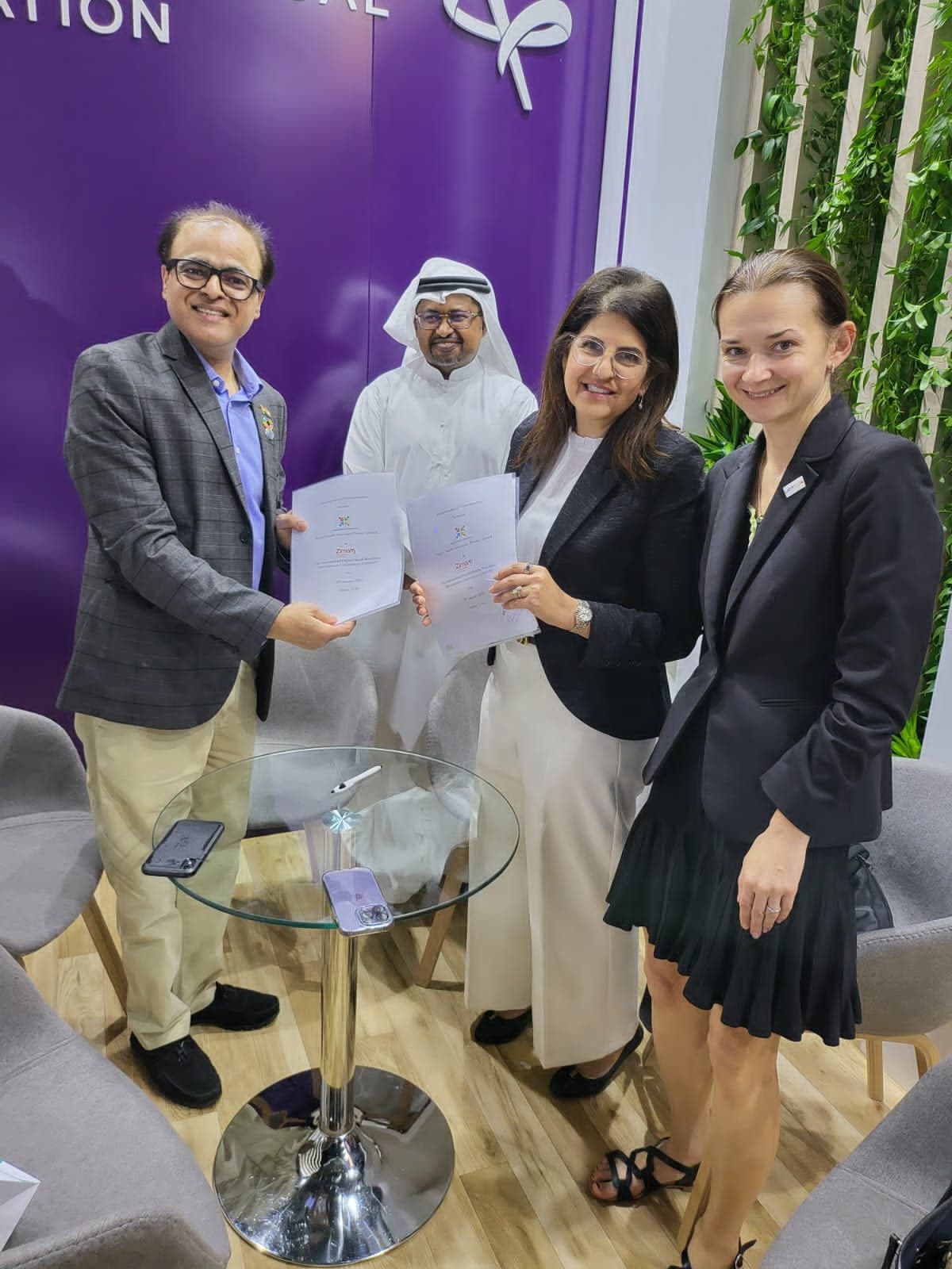 MoU signing between Digital Health Associates Pvt. Ltd & The International Digital Health Workforce Development Collaborative (ZIMAM)