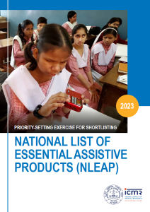 National List of Essential Assistive Products (NLEAP)<br/><small>Health Parliament was a contributor to this ICMR’s Report</small>